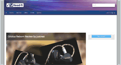 Desktop Screenshot of head-fi.org